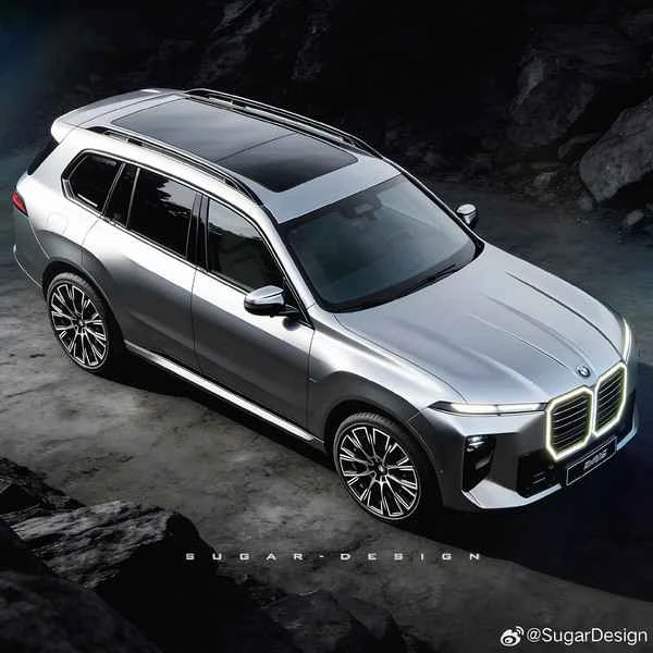 全新宝马X7外观长这样 法拉利FUV同款门把手 颜值如何？