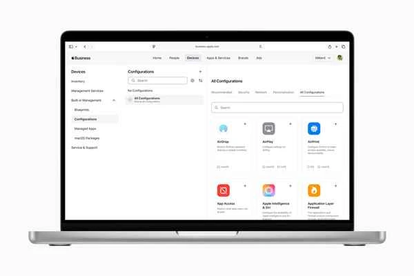Apple商务发布：设备管理免费开放 赋能更多中小企业